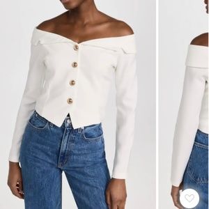 NWT Endless Rose Off Shoulder Blazer Top